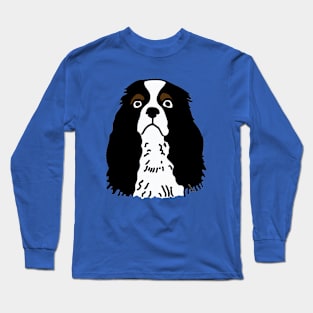 King Charles Spaniel Art Long Sleeve T-Shirt